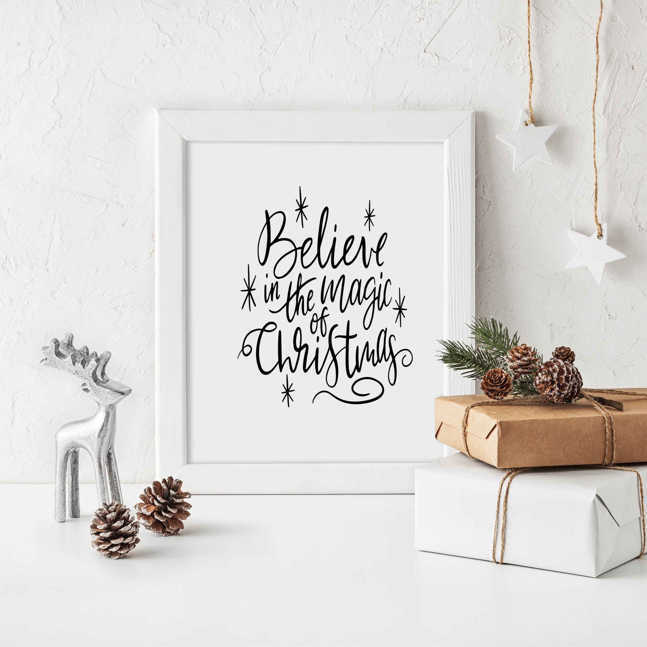 Believe In The Magic Of Christmas A5 Print