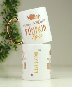 personalised pumkpkin spice mug